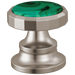 Brizo Beauclere HI5365 Widespread Lavatory Wheel Handle Kit - Luxe Nickel / Malachite