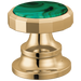 Brizo Beauclere HI5365 Widespread Lavatory Wheel Handle Kit - Polished Gold / Malachite