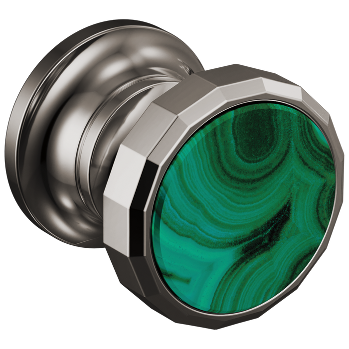 Brizo Beauclere HI5865 Wall Mount Lavatory Wheel Handle Kit - Brilliance Black Onyx / Malachite