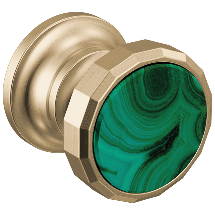 Brizo Beauclere HI5865 Wall Mount Lavatory Wheel Handle Kit - Luxe Gold / Malachite