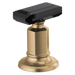 Brizo Invari: Widespread Lavatory Black Crystal Knob Handle Kit