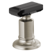 Brizo Invari: Widespread Lavatory Black Crystal Knob Handle Kit