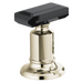 Brizo Invari: Widespread Lavatory Black Crystal Knob Handle Kit