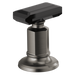 Brizo Invari: Widespread Lavatory Black Crystal Knob Handle Kit