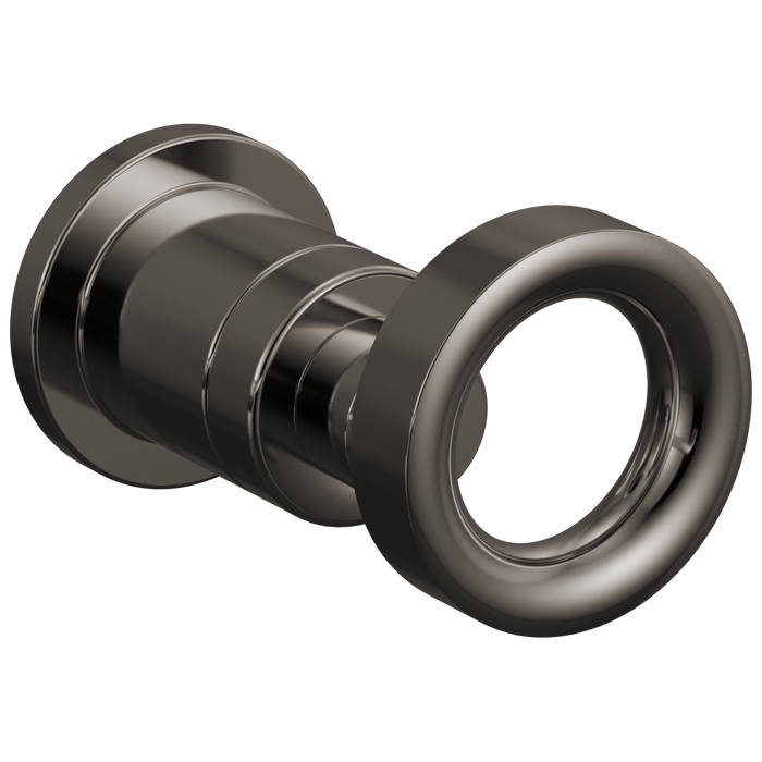 Brizo Roccesco HK58112 Single-Handle Wall Mount Lavatory Knob Handle Kit - Brilliance Black Onyx