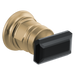 Brizo Invari: Wall Mount Lavatory Black Crystal Knob Handle Kit