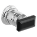 Brizo Invari: Wall Mount Lavatory Black Crystal Knob Handle Kit