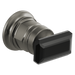 Brizo Invari: Wall Mount Lavatory Black Crystal Knob Handle Kit