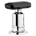 Brizo Invari: Roman Tub Faucet Black Crystal Knob Handle Kit