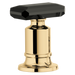 Brizo Invari: Roman Tub Faucet Black Crystal Knob Handle Kit