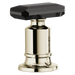 Brizo Invari: Roman Tub Faucet Black Crystal Knob Handle Kit