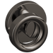 Brizo Roccesco HK704112 Two-Handle Wall Mount Tub Filler Knob Handle Kit - Brilliance Black Onyx