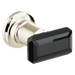 Brizo Invari: Two-Handle Wall Mount Tub Filler Black Crystal Knob Handle Kit