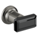 Brizo Invari: Two-Handle Wall Mount Tub Filler Black Crystal Knob Handle Kit
