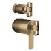 Brizo Kintsu: TempAssure Thermostatic Valve with Diverter Trim Knob Handle Kit