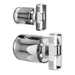 Brizo Kintsu: Pressure Balance Valve with Integrated Diverter Trim Knob Handle Kit