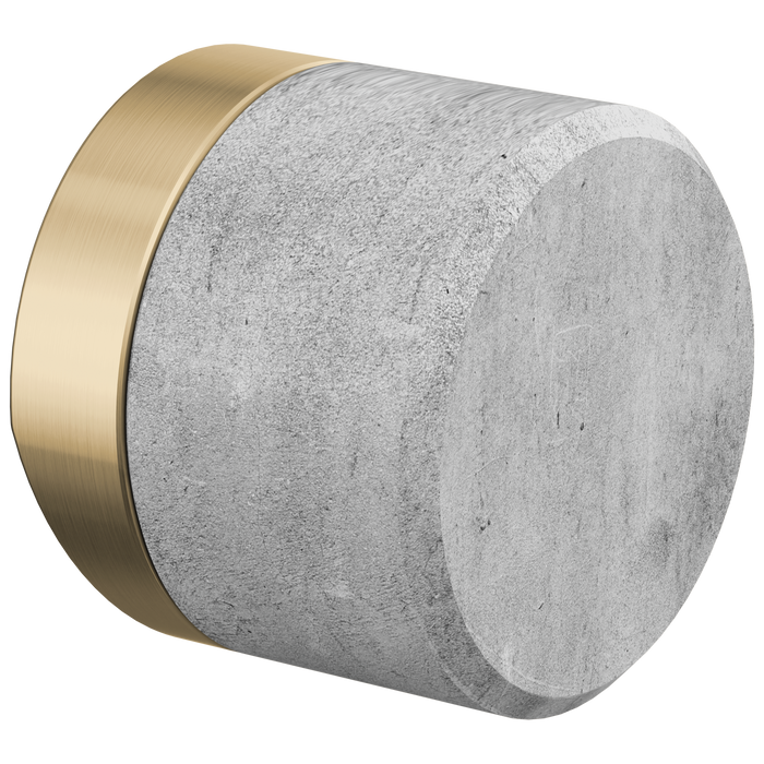Brizo Odin HKK175 Kitchen Faucet Concrete Knob Handle Kit - Luxe Gold / Concrete