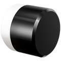 Matte White / Black Crystal