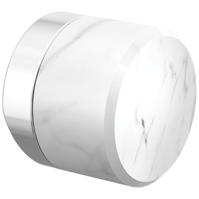 Brizo Odin HKK175 Kitchen Faucet White Marble Knob Handle Kit - Polished Chrome / Marble