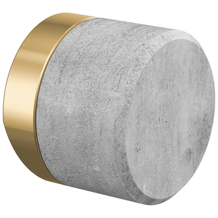 Brizo Odin HKK175 Kitchen Faucet Concrete Knob Handle Kit - Polished Gold / Concrete