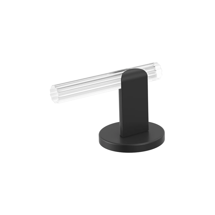 Brizo Roccesco HL53110 Widespread Lavatory Lever Handle Kit - Matte Black / Clear