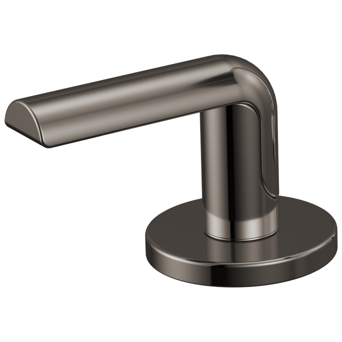 Brizo Roccesco HL53111 Widespread Lavatory Bent Lever Handle Kit - Brilliance Black Onyx