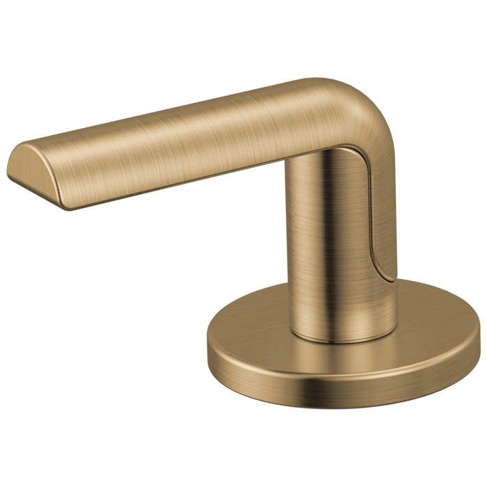 Brizo Roccesco HL53111 Widespread Lavatory Bent Lever Handle Kit - Luxe Gold