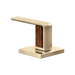 Brizo Frank Lloyd Wright HL5399 Widespread Lavatory Gap Lever Handle Kit - Luxe Gold / Wood