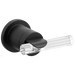 Brizo Roccesco HL58110 Single-Handle Wall Mount Lavatory Lever Handle Kit - Matte Black / Clear