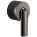 Brizo Roccesco HL66111 Sensori Thermostatic Valve Trim Bent Lever Handle Kit - Brilliance Black Onyx