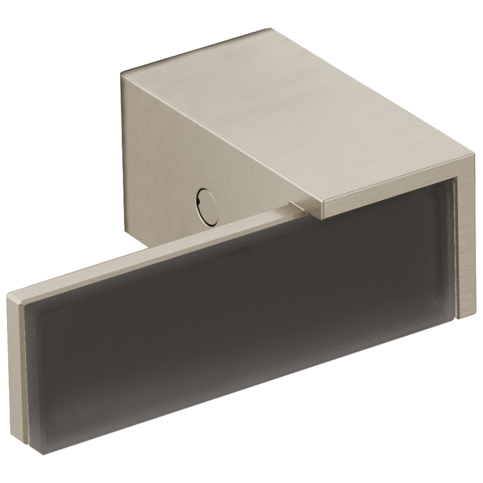 Brizo Brizo Siderna: Two-Handle Wall Mount Tub Filler Handle Kit - Solar Gray Glass Lever