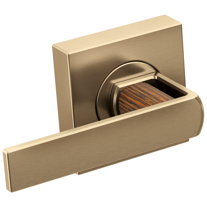 Brizo Frank Lloyd Wright HL70499 Two-Handle Wall Mount Tub Filler Gap Lever Handle Kit - Luxe Gold / Wood