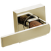 Brizo Frank Lloyd Wright HL70499 Two-Handle Wall Mount Tub Filler Gap Lever Handle Kit - Polished Nickel / Wood