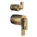 Brizo Kintsu: TempAssure Thermostatic Valve with Integrated Diverter Trim Lever Handle Kit