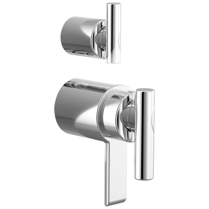 Brizo Roccesco HL75110 TempAssure Thermostatic Valve With Integrated Diverter Lever Handle Kit - Chrome