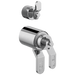 Brizo Brizo Litze: Tempassure Thermostatic Valve With Diverter Trim Handle Kit - Industrial Lever