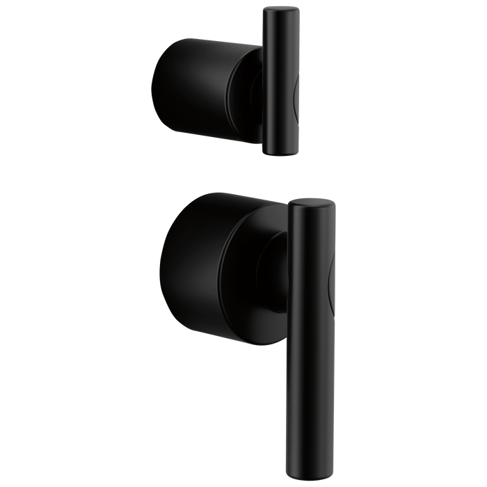 Brizo Roccesco HL75P110 Pressure Balance Valve with Integrated Diverter Trim Lever Handle Kit - Matte Black