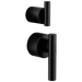 Brizo Roccesco HL75P110 Pressure Balance Valve with Integrated Diverter Trim Lever Handle Kit - Matte Black