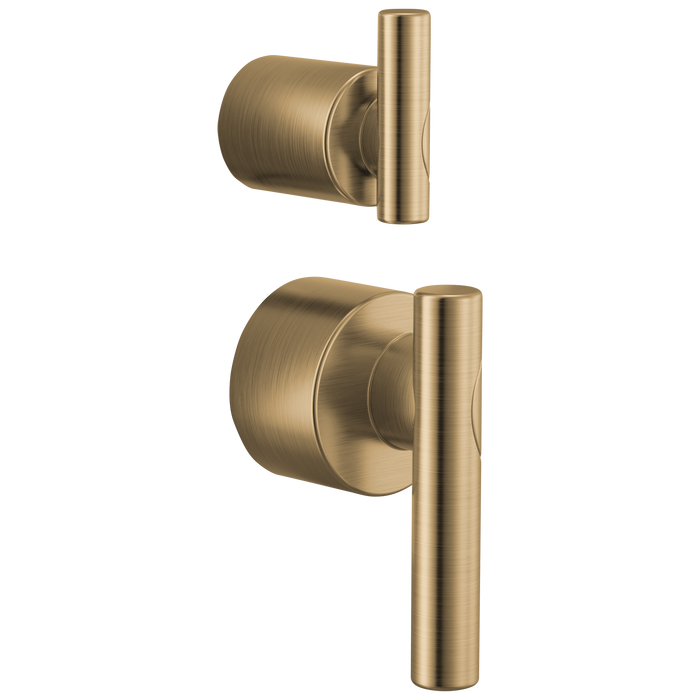 Brizo Roccesco HL75P110 Pressure Balance Valve with Integrated Diverter Trim Lever Handle Kit - Luxe Gold