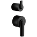 Brizo Roccesco HL75P111 Pressure Balance Valve with Integrated Diverter Trim Bent Lever Handle Kit - Matte Black