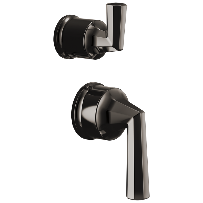 Brizo Beauclere HL75P65 Pressure Balance Valve with Integrated Diverter Trim Lever Handle Kit - Brilliance Black Onyx