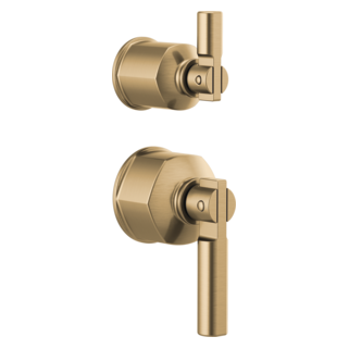 Brizo Invari: Pressure Balance Valve with Integrated Diverter Trim Lever Handle Kit