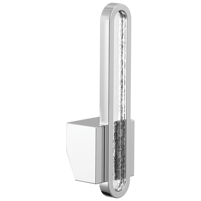 Brizo Frank Lloyd Wright HLK022 Pull-Down Kitchen Faucet Arc Lever with Glass Inlay Handle Kit​ - Polished Chrome / Clear Acrylic