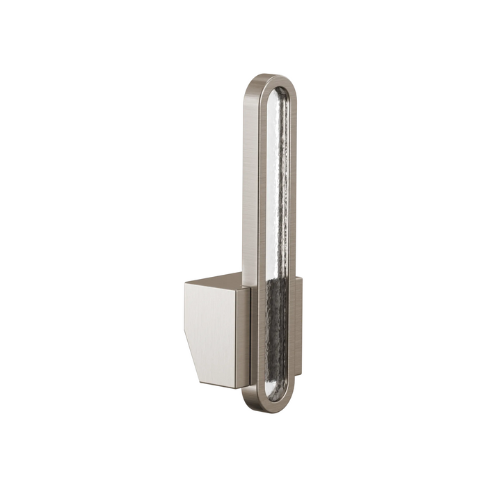 Brizo Frank Lloyd Wright HLK022 Pull-Down Kitchen Faucet Arc Lever with Glass Inlay Handle Kit​ - Stainless Steel / Clear