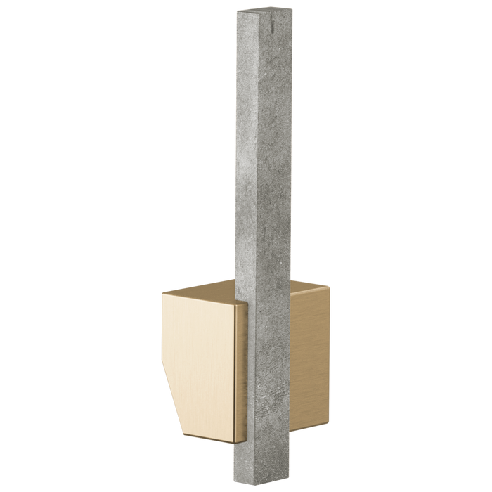 Brizo Frank Lloyd Wright HLK023 Pull-Down Kitchen Faucet Offset Concrete Lever Handle Kit​ - Luxe Gold / Concrete