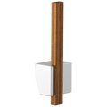 Polished Chrome / Teak Wood