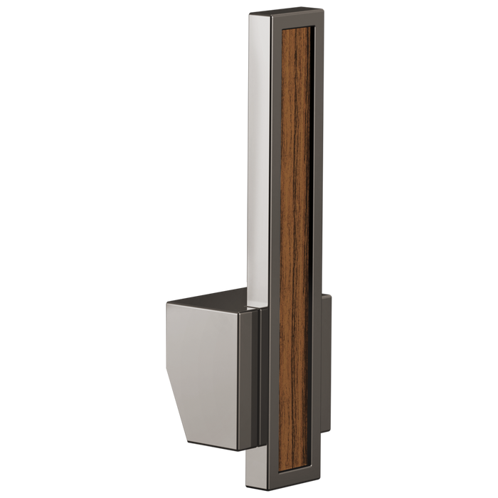 Brizo Frank Lloyd Wright HLK024 Pull-Down Kitchen Faucet Lever with Wood Inlay Handle Kit​ - Brilliance Black Onyx / Wood