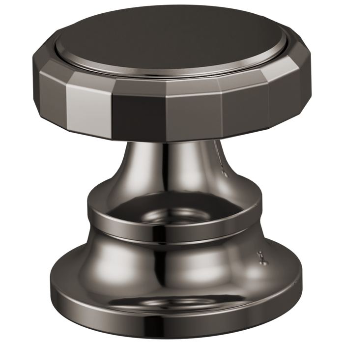 Brizo Beauclere HW5365 Widespread Lavatory Wheel Handle Kit - Brilliance Black Onyx