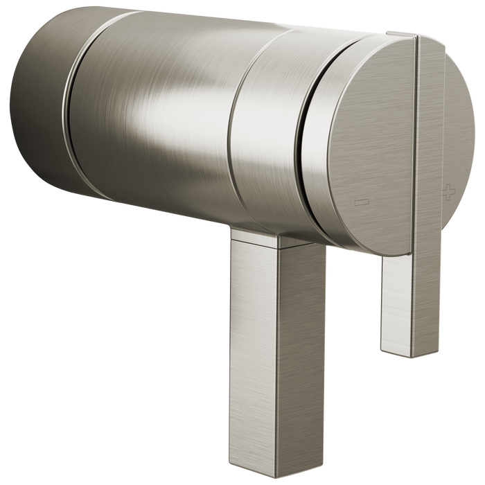 Brizo Frank Lloyd Wright HW6022 TempAssure Thermostatic Valve Lunar Handle Kit - Luxe Nickel