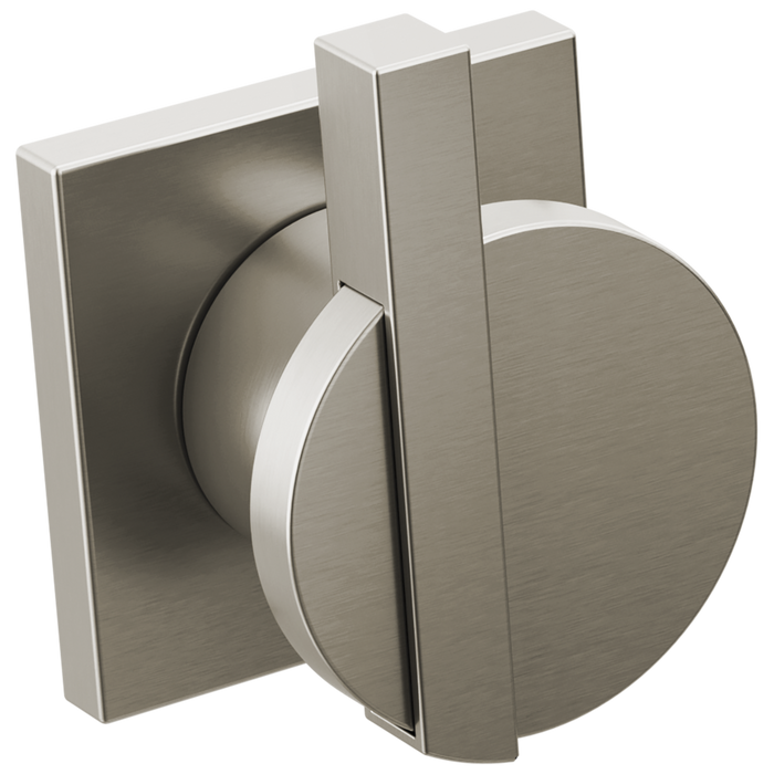 Brizo Frank Lloyd Wright HW70422 Two-Handle Wall Mount Tub Filler Lunar Handle Kit - Luxe Nickel